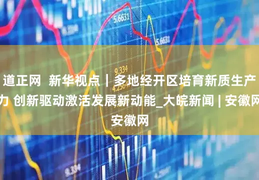 道正网  新华视点｜多地经开区培育新质生产力 创新驱动激活发展新动能_大皖新闻 | 安徽网