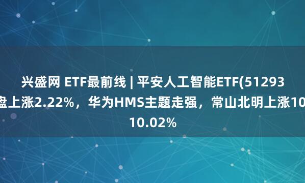 兴盛网 ETF最前线 | 平安人工智能ETF(512930)早盘上涨2.22%，华为HMS主题走强，常山北明上涨10.02%